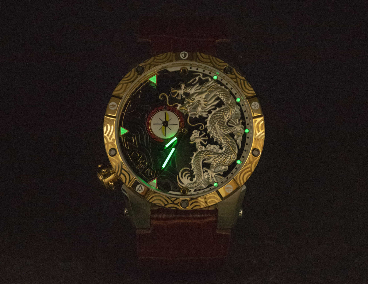 Zoid Dragon II Stainless Steel / Yellow Gold – zoidhours